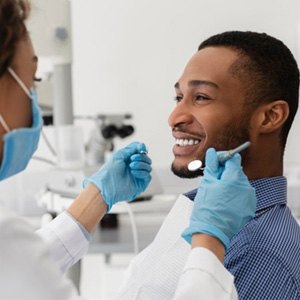 Older woman with healthy smile